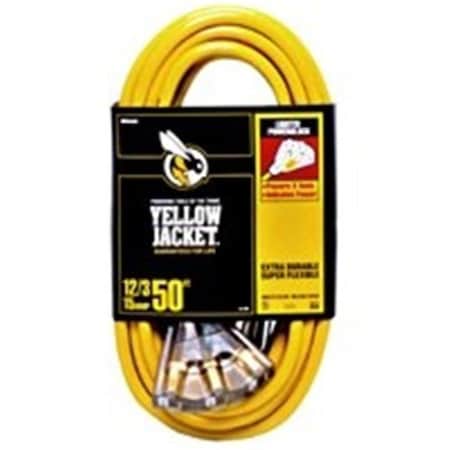 Southwire Coleman Cable 2827 4 x 50 Ft. Yellow Jacket Power Block 6753735